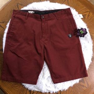 Volcom Burgundy men’s shorts